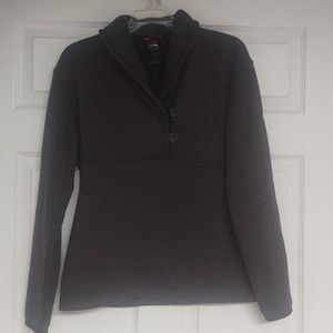 North Face 2-Button Cowl Neck Sweater